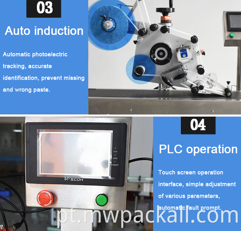 Máquina de rotulagem de latas planas automáticas /máquina automática de marcador de garrafas de marcação de superfície plana